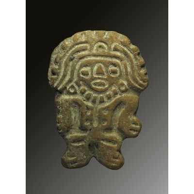 Mayan terracotta stamp