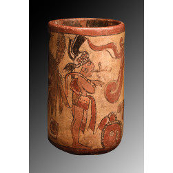 Mayan Cylinder vase
