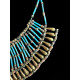 Egyptian faience bead collar.