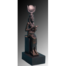 Bronze Isis with child Horus